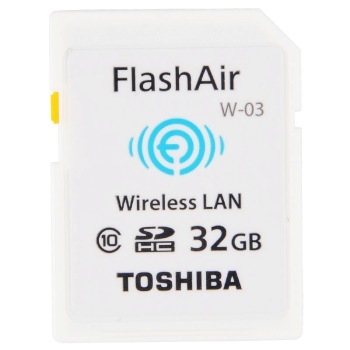 东芝32G FlashAir 第三代无线局域网嵌入式SD卡 京东价209元包邮