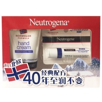 Neutrogena露得清深层滋润护手霜56g+唇膏4g促销装 京东移动端49元