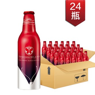 百威啤酒 红瓶铝罐355ml*24瓶