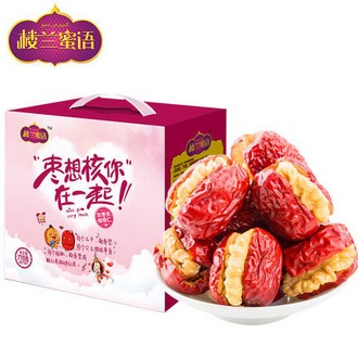 楼兰蜜语 红枣夹核桃礼盒770g